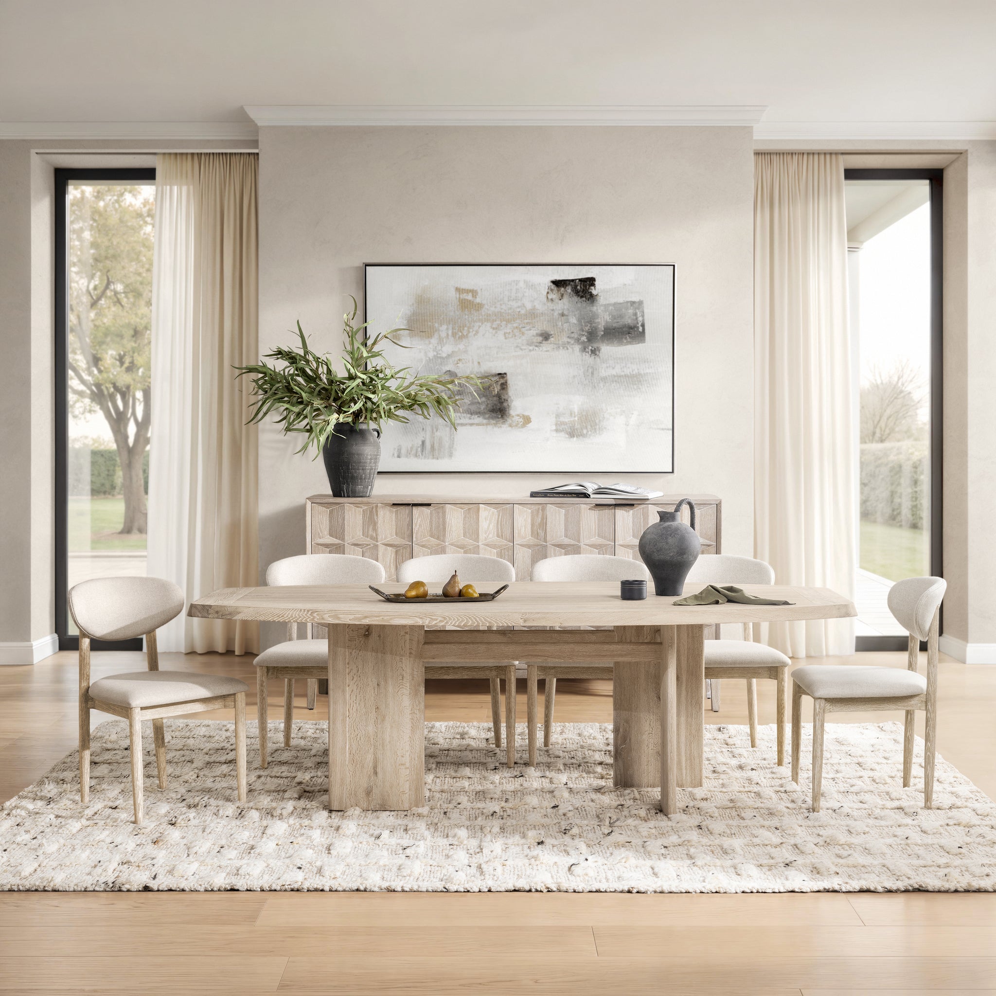 Sorento Dining Table - Soft Ash