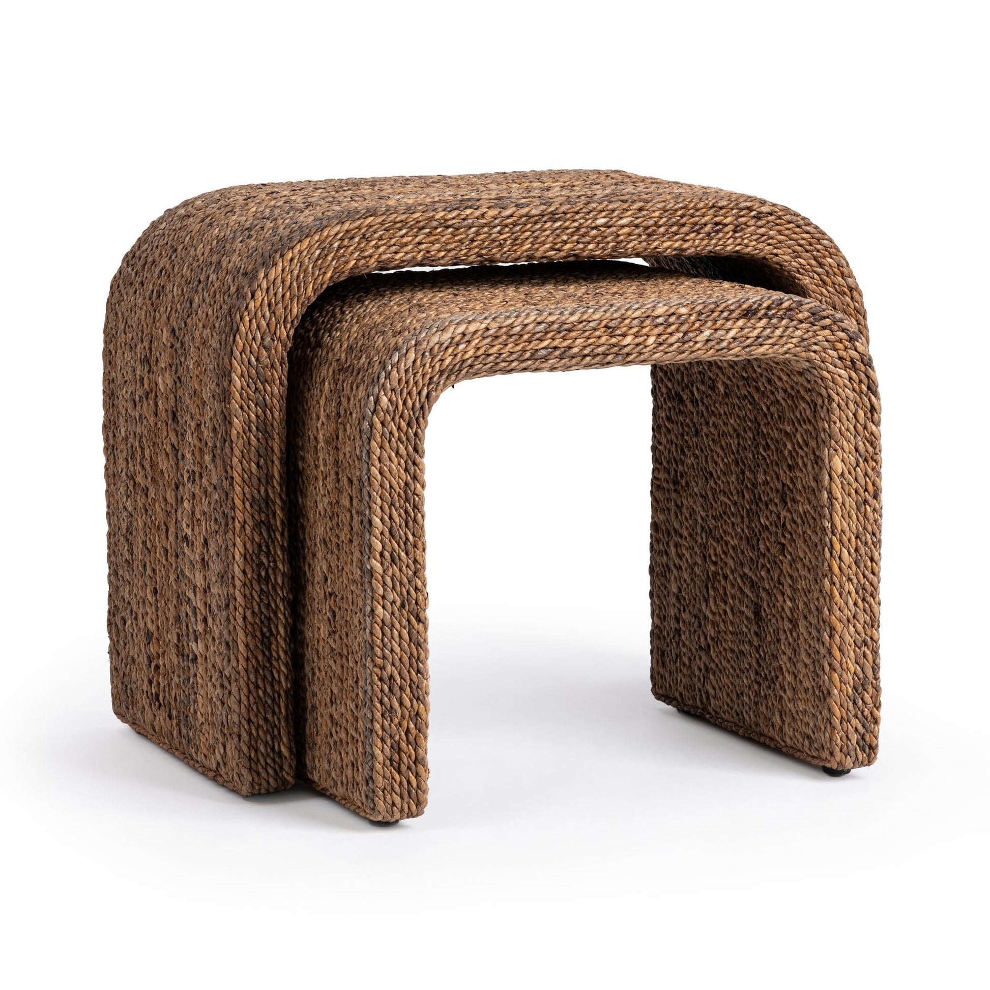 Luma Nesting Tables Set of 2 - Harvest Abaca