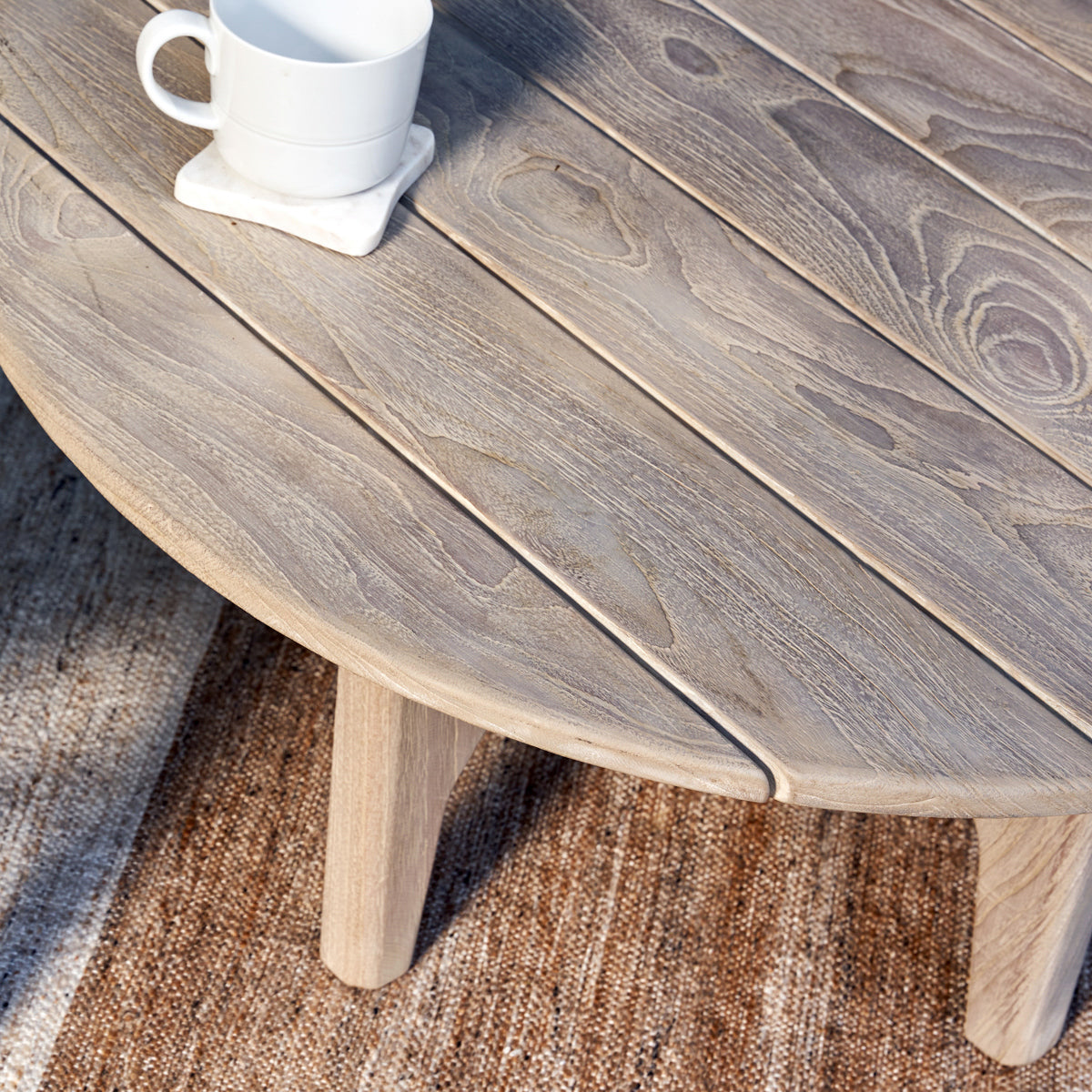 Dawn Outdoor Coffee Table - Gray