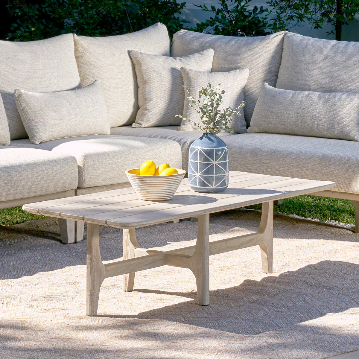 Dawn Outdoor Rectangle Coffee Table