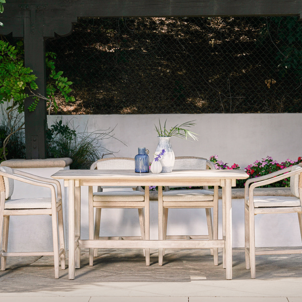 Dawn Outdoor Counter Table - Gray