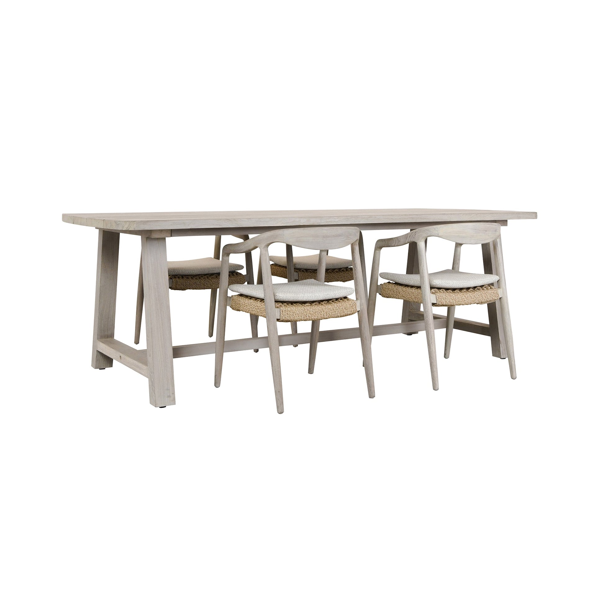 Agnes Outdoor Dining Table - Gray