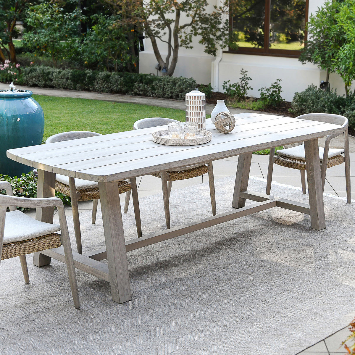 Agnes Outdoor Rectangle Dining Table