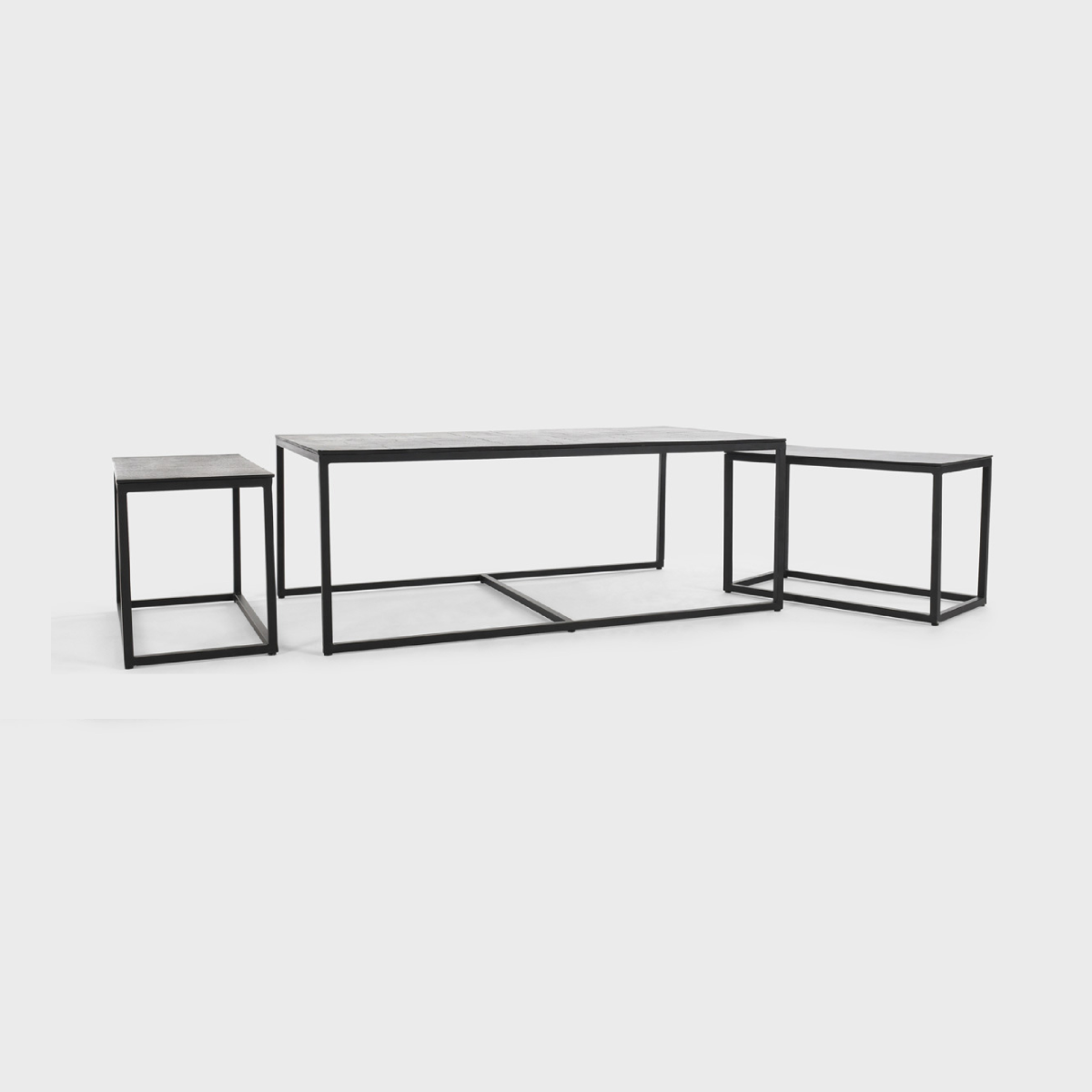 Buckley Coffee Table Set of 3 - Dark Antique