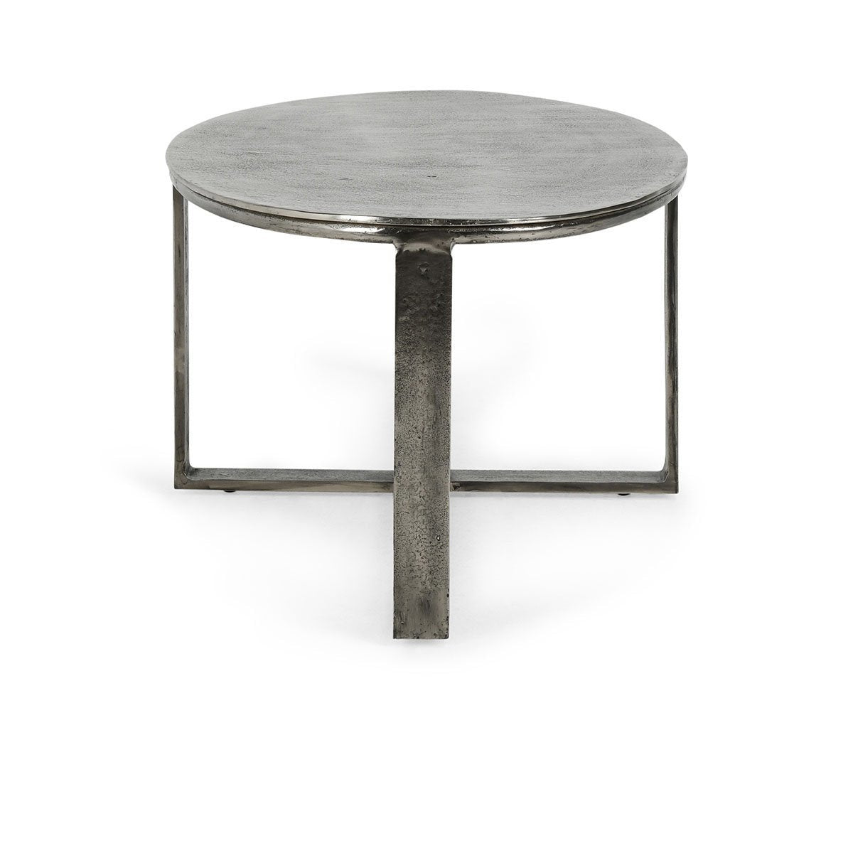 Flores Cast Aluminum Oval Coffee Table