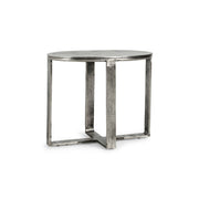 Flores Cast Aluminum Oval End Table