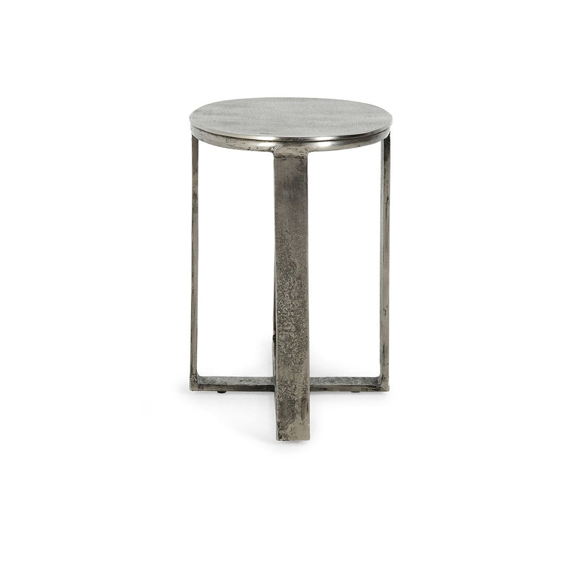 Flores Cast Aluminum Oval End Table