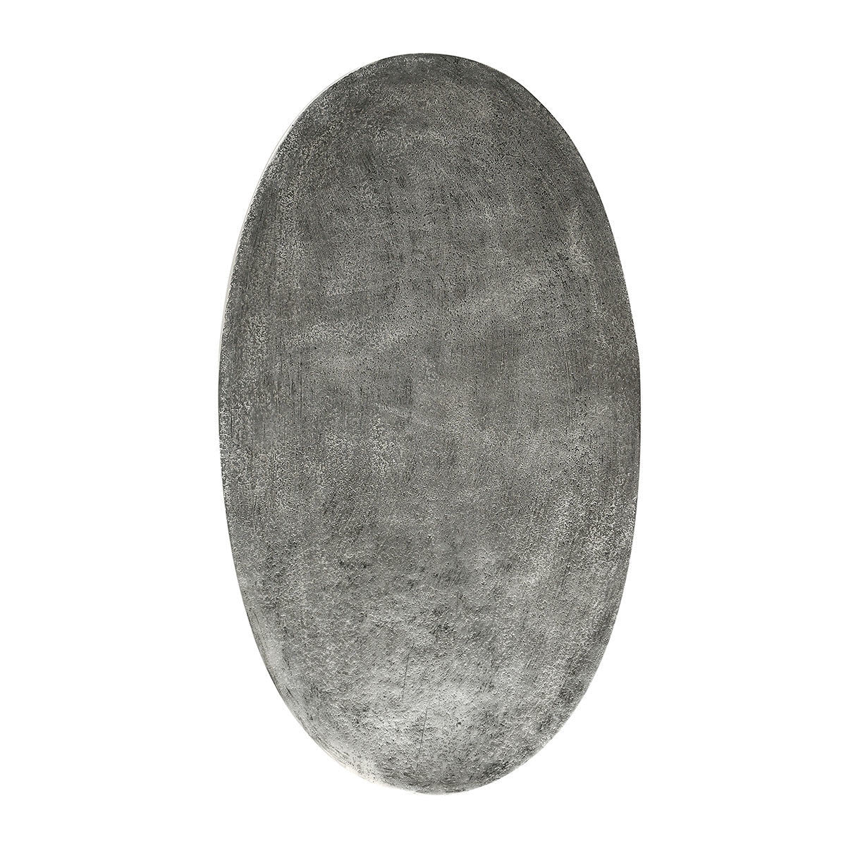 Flores Cast Aluminum Oval End Table