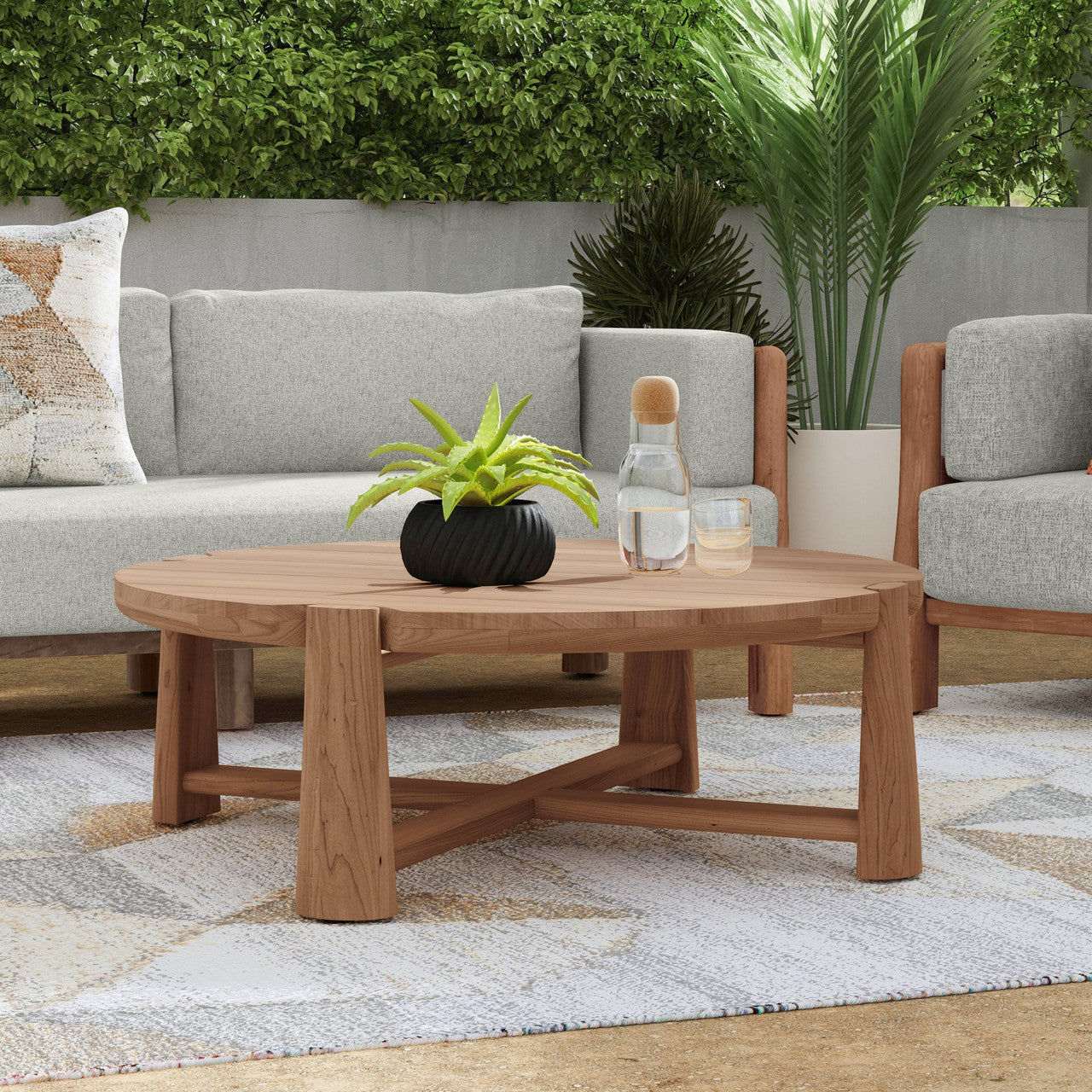 Aston Outdoor Round Coffee Table
