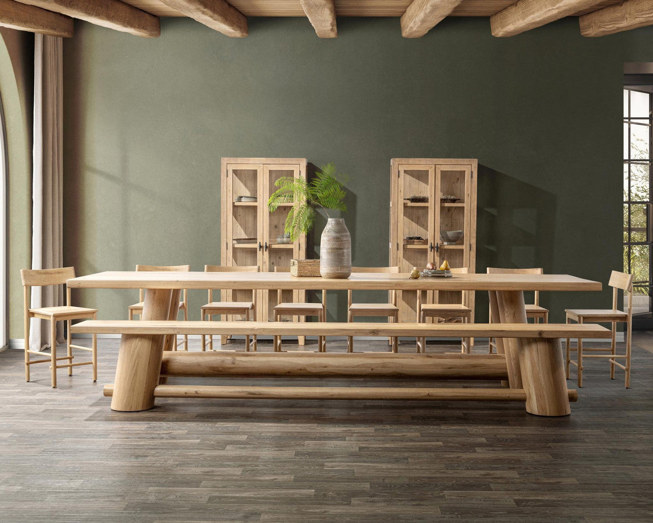 Foundation Solid Wood Rectangle Gathering Table