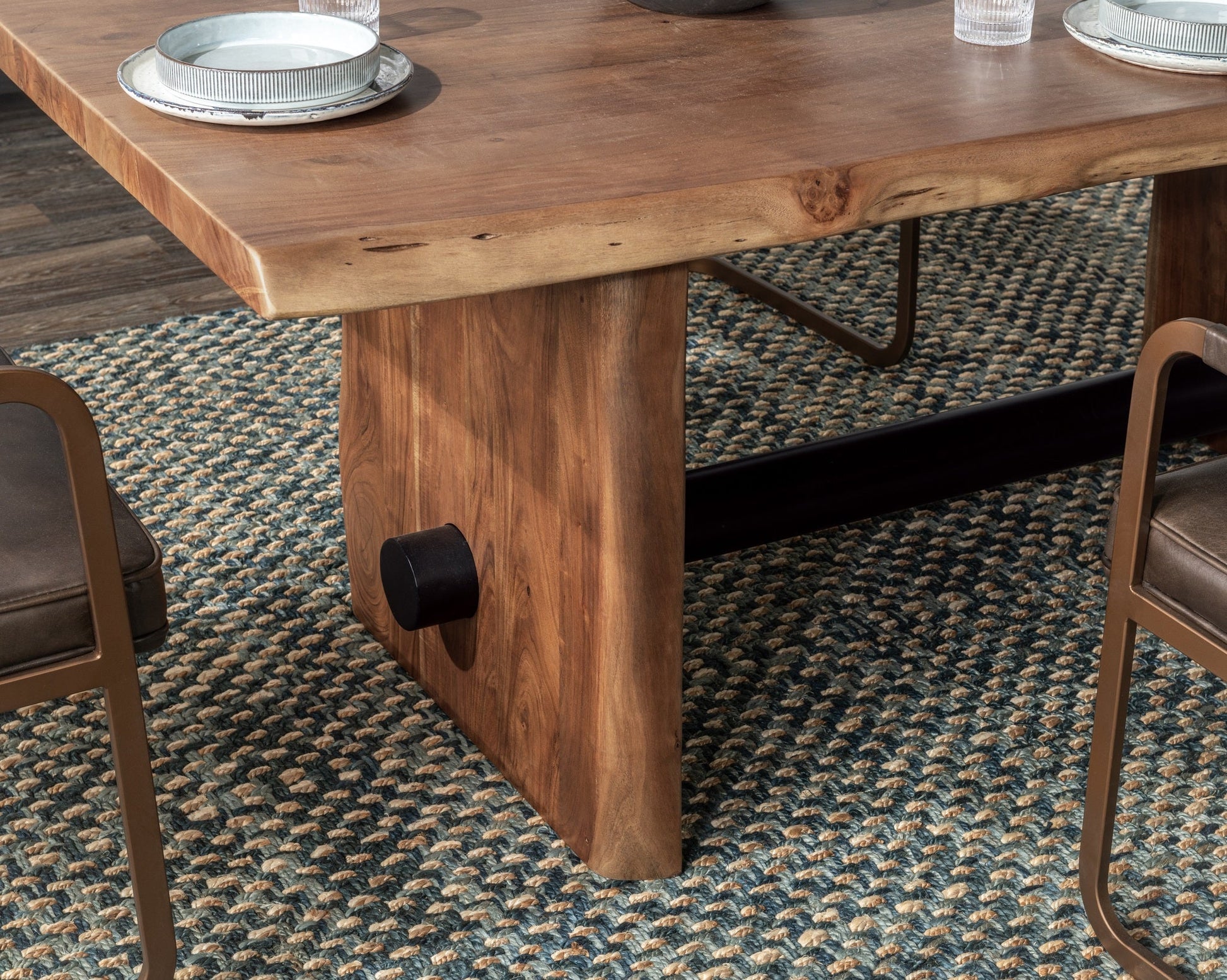 Brinton Dining Table - Acorn Brown