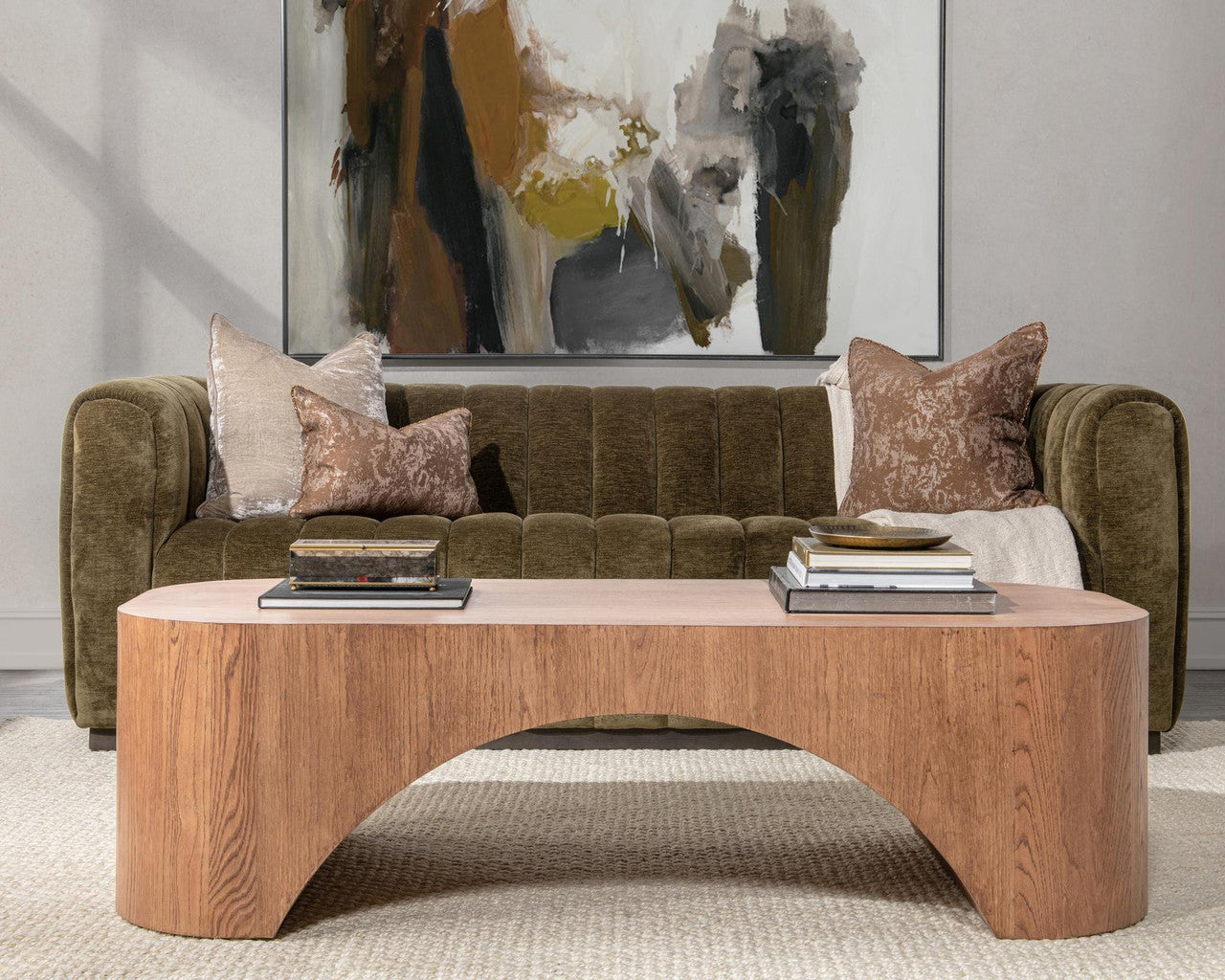 Randall Solid Wood Rectangle Coffee Table