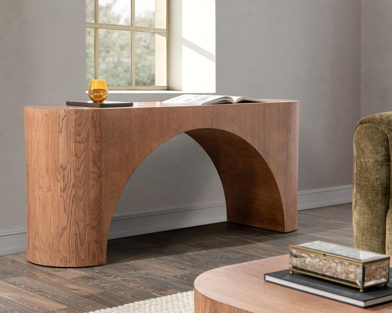 Randall Solid Wood Rectangle Console Table