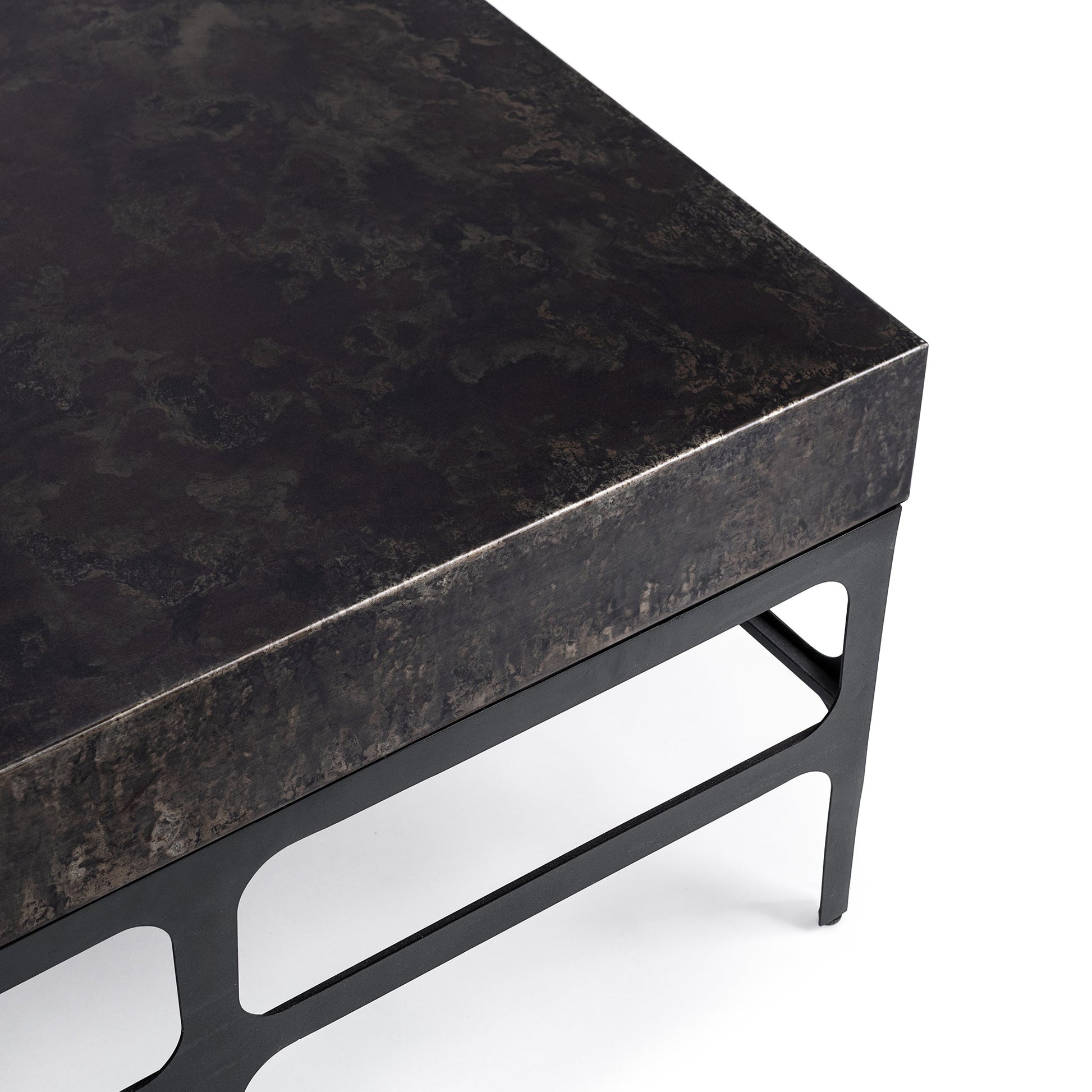 Adela Coffee Table - Rust Noir