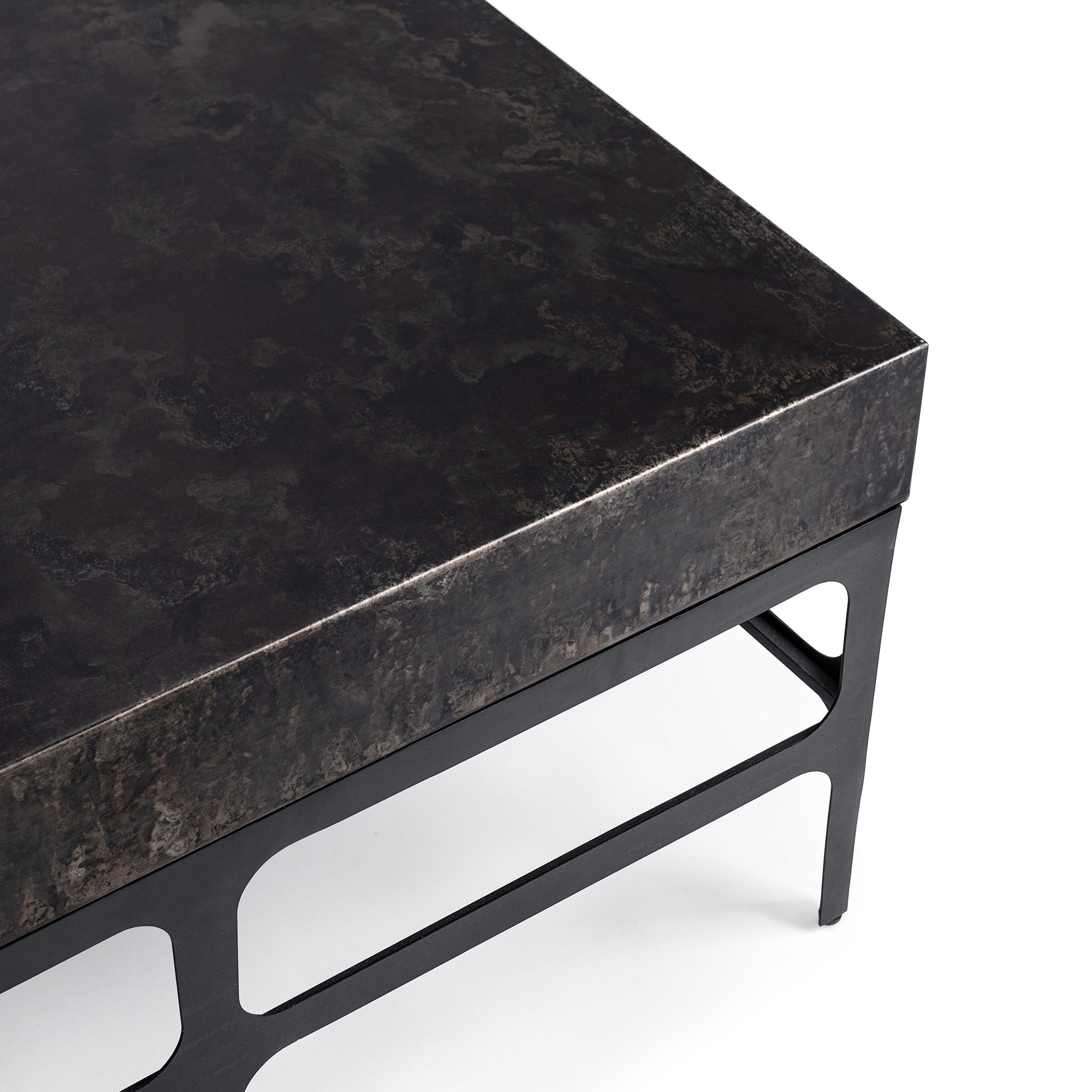 Adela Coffee Table - Rust Noir