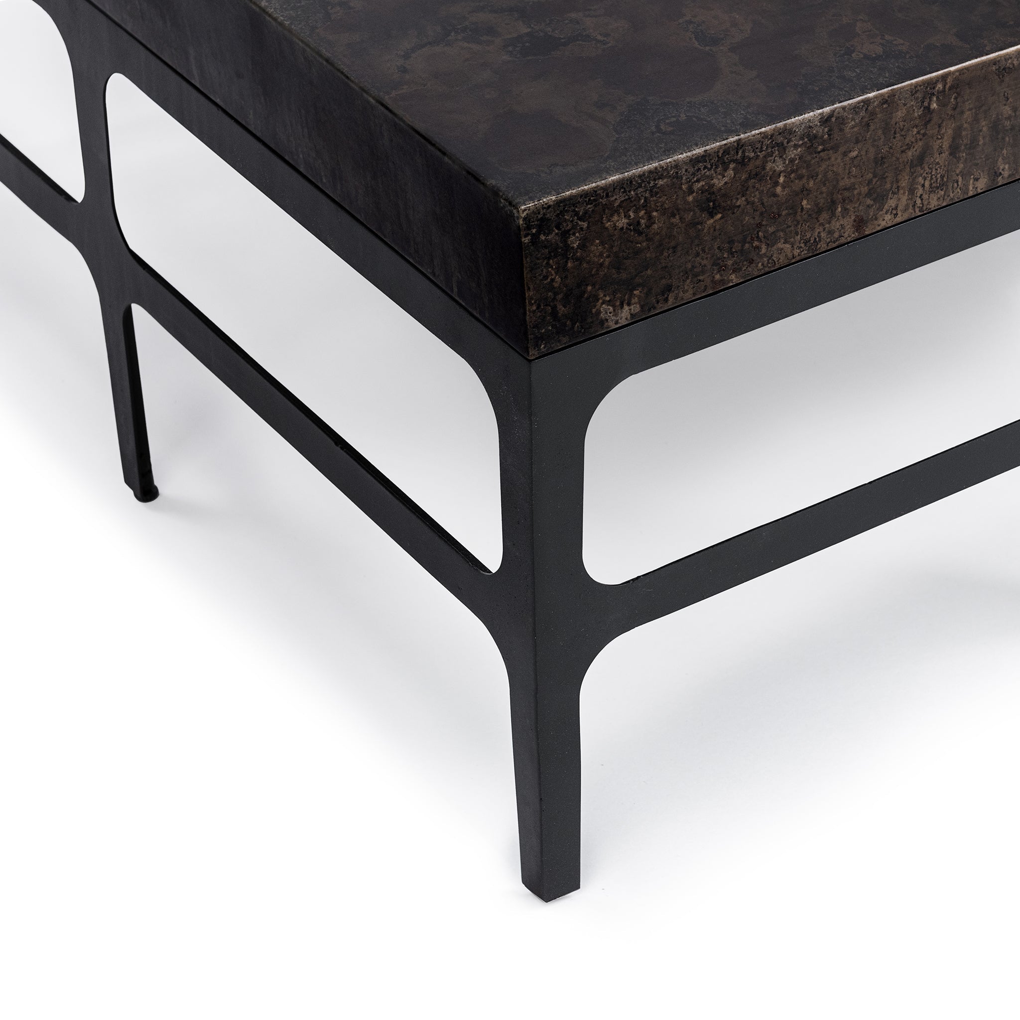 Adela Coffee Table - Rust Noir