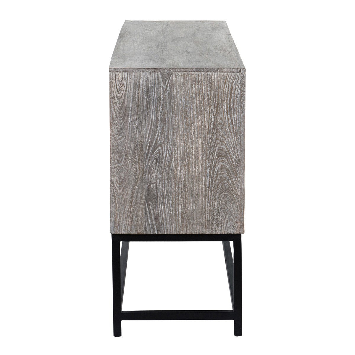 Marabella 2 Drawer Mirrored Wood Console 61" 