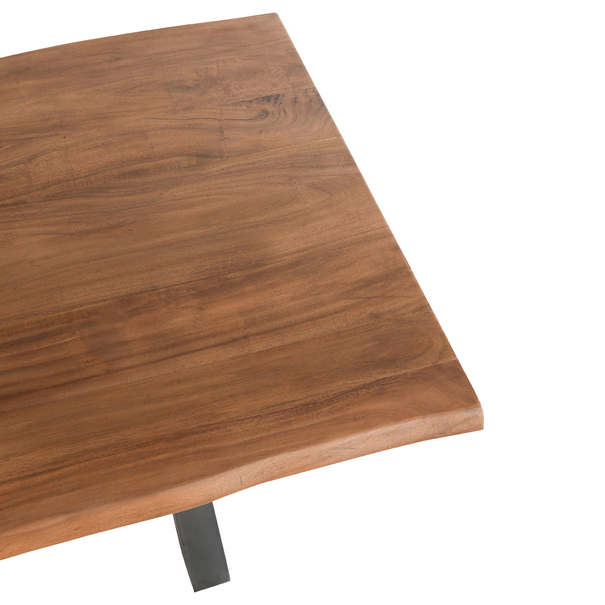 Bellamy Dining Table - Amber Brown - Honey/Black