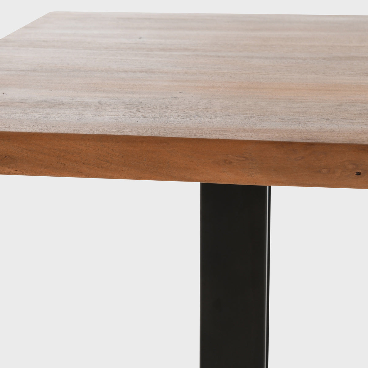 Bellamy Dining Table - Amber Brown - Honey/Black