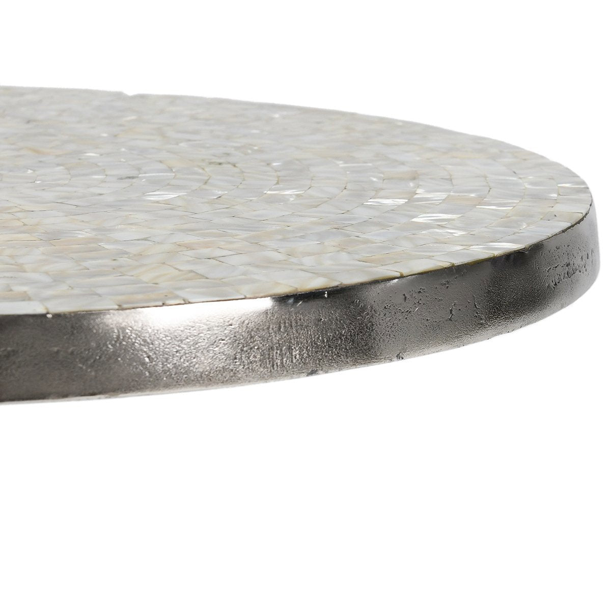 Ariel Aluminum Round End Table