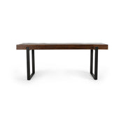 Duarte Counter Table - Rustic Brown - Reclaimed Brown