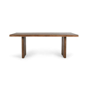 Holmes Dining Table - Artisan Brown - Light Brown