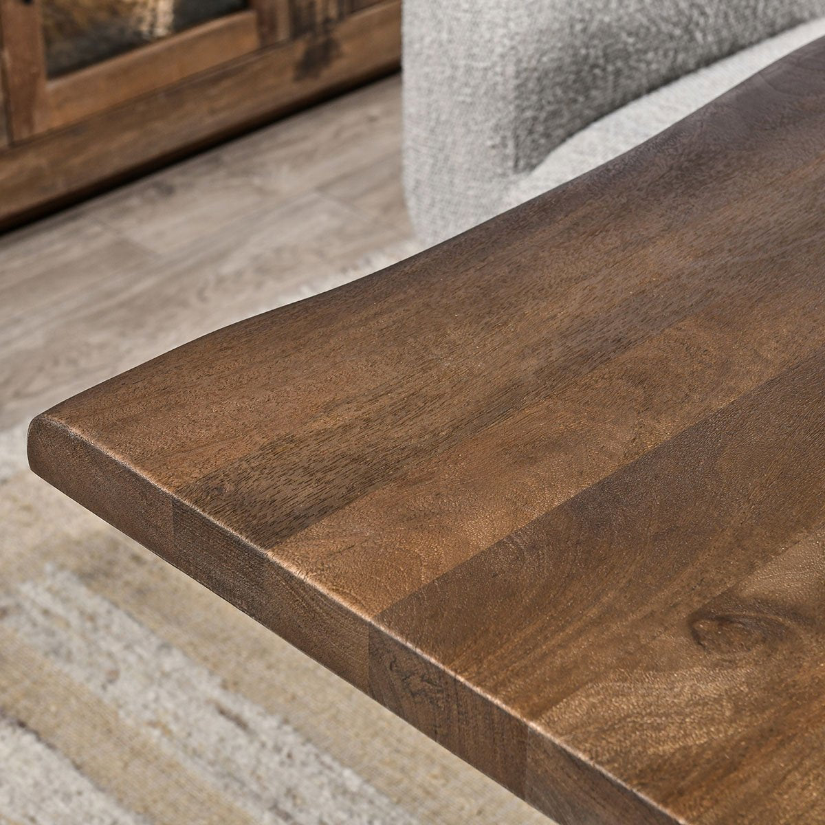 Holmes Dining Table - Artisan Brown - Light Brown