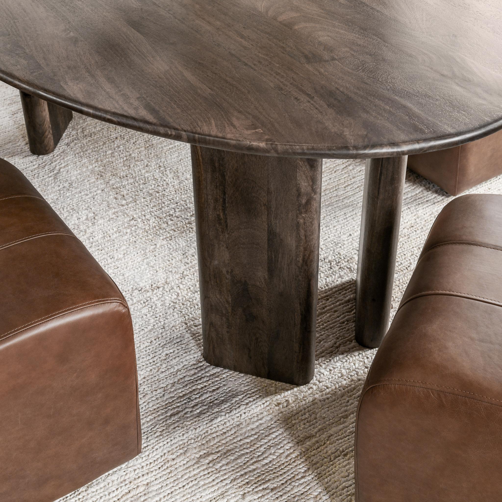 Norwood Dining Table - Bark Brown