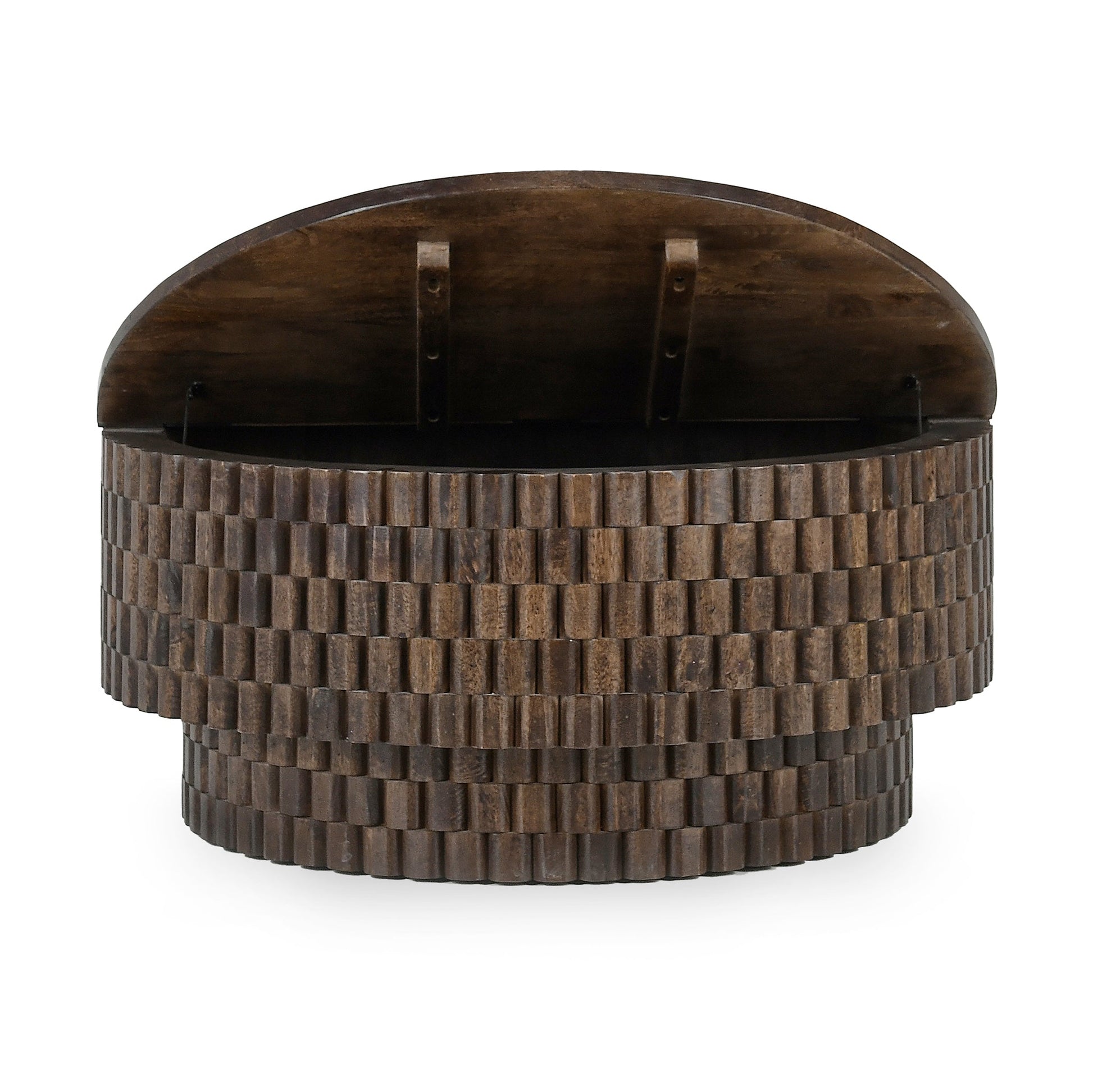 Norwood Coffee Table with Casters - Bark Brown
