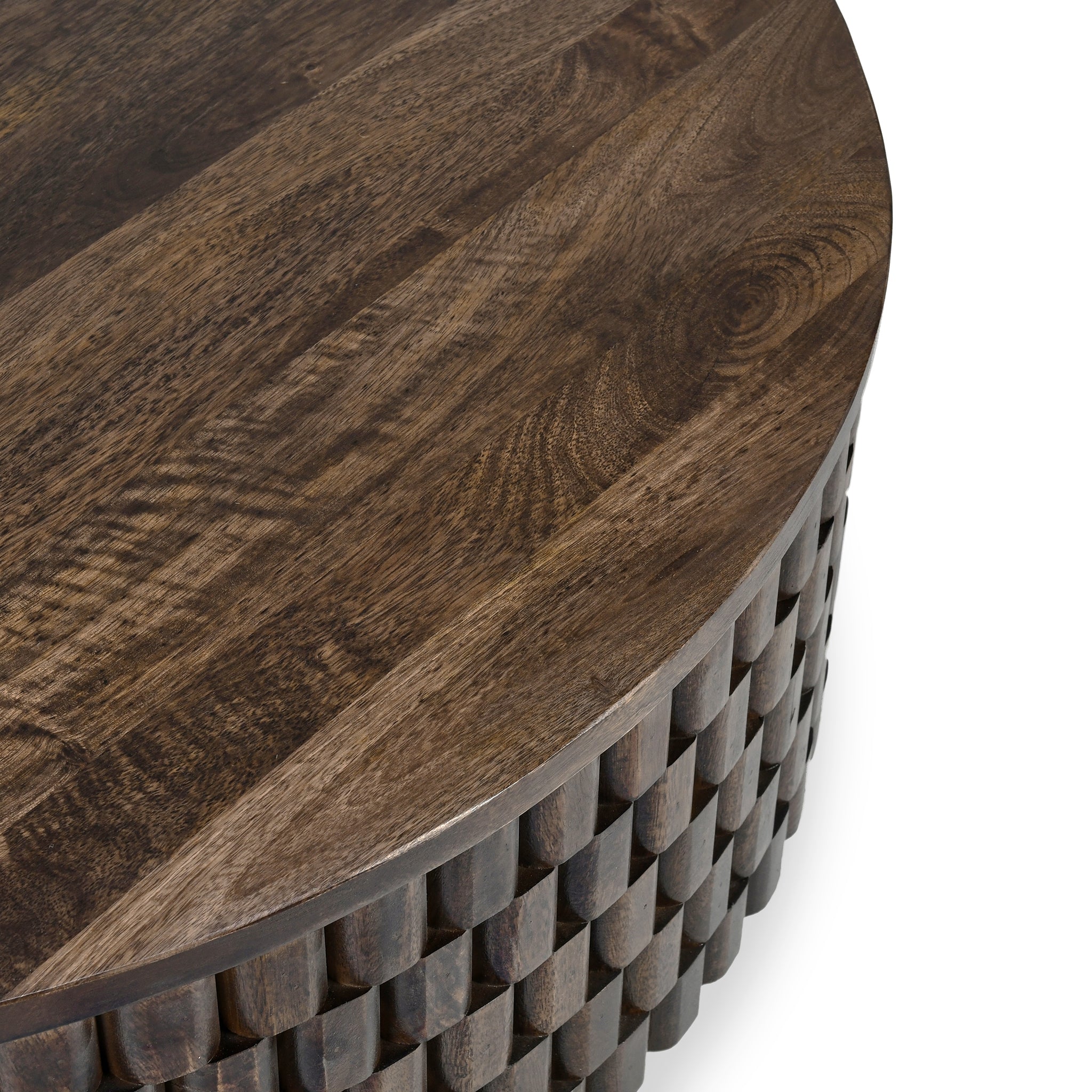 Norwood Coffee Table with Casters - Bark Brown