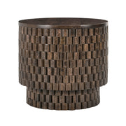 Norwood End Table - Bark Brown