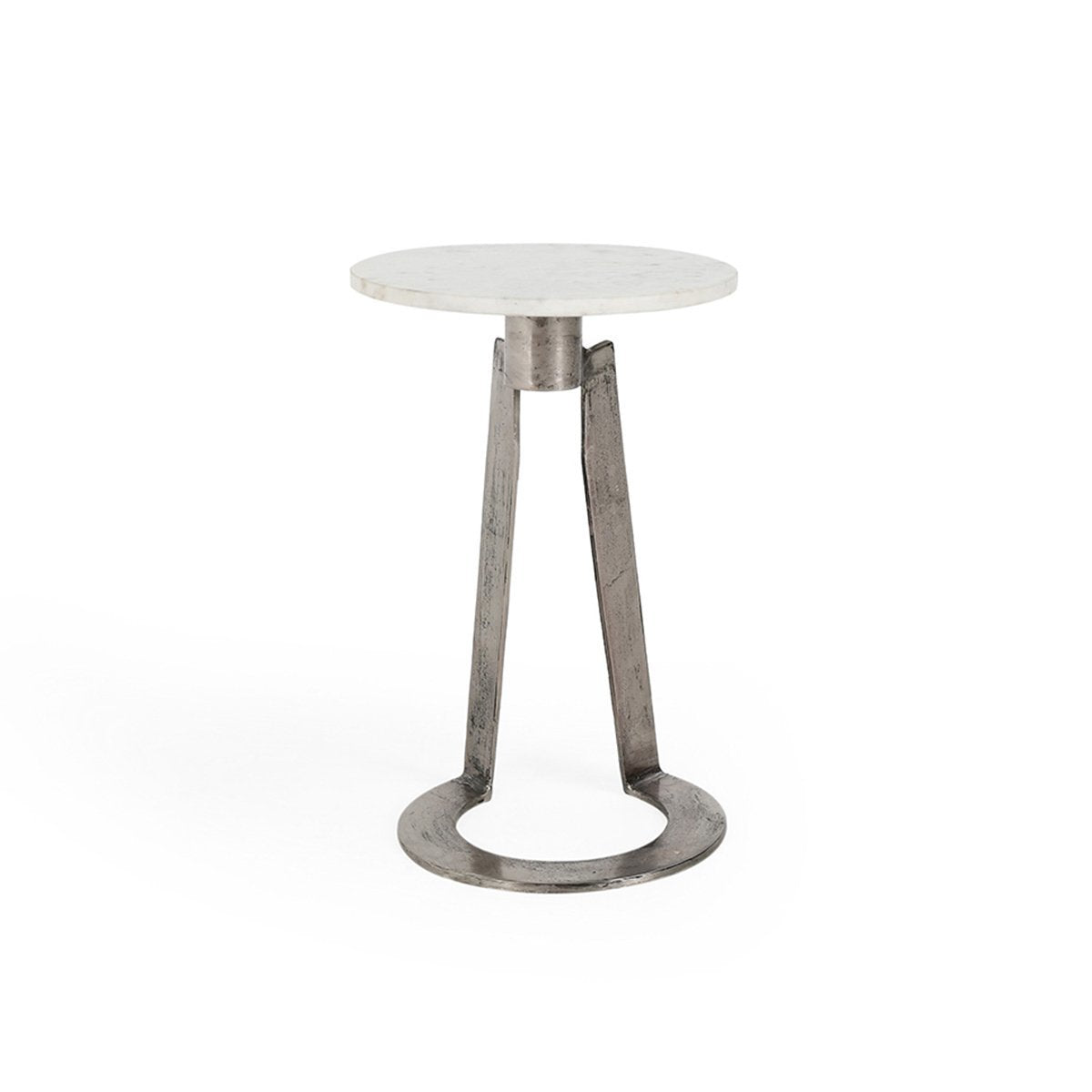 Leyton Accent Table - White Marble