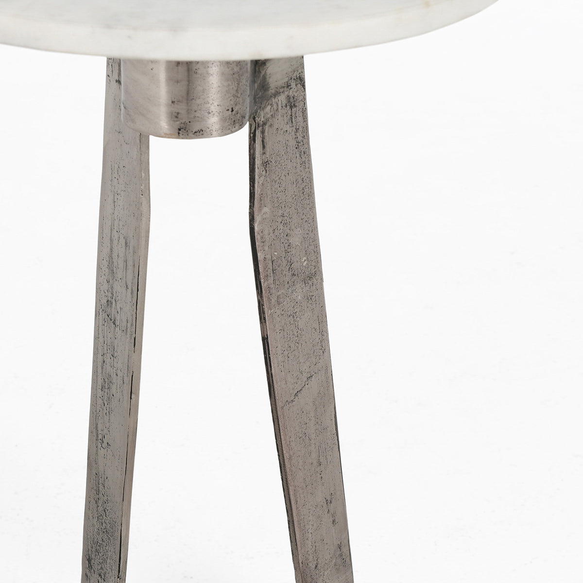 Leyton Accent Table - White Marble