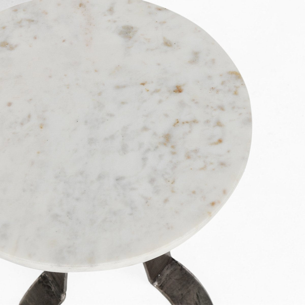 Leyton Accent Table - White Marble
