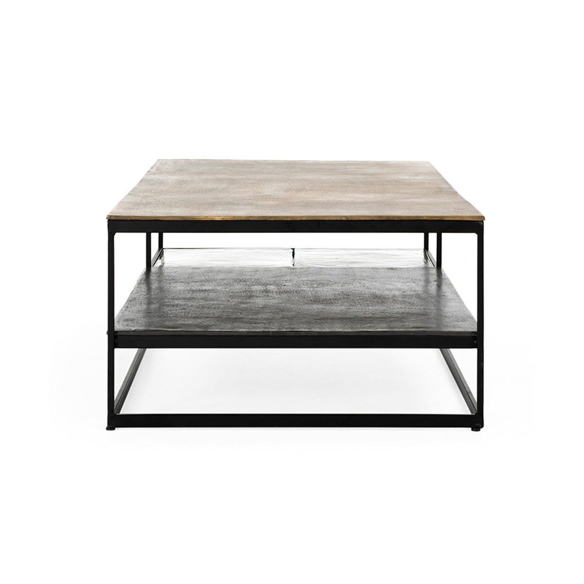 Remmy Cast Aluminum Rectangle Coffee Table