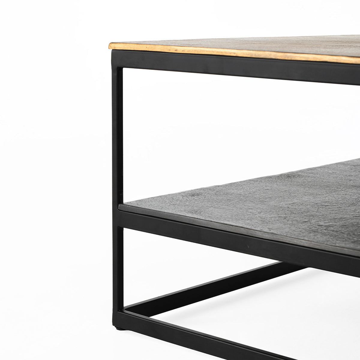 Remmy Cast Aluminum Rectangle Coffee Table