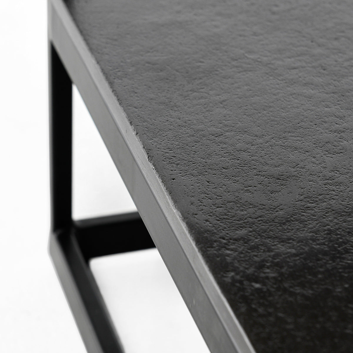 Remmy Cast Aluminum Rectangle Coffee Table