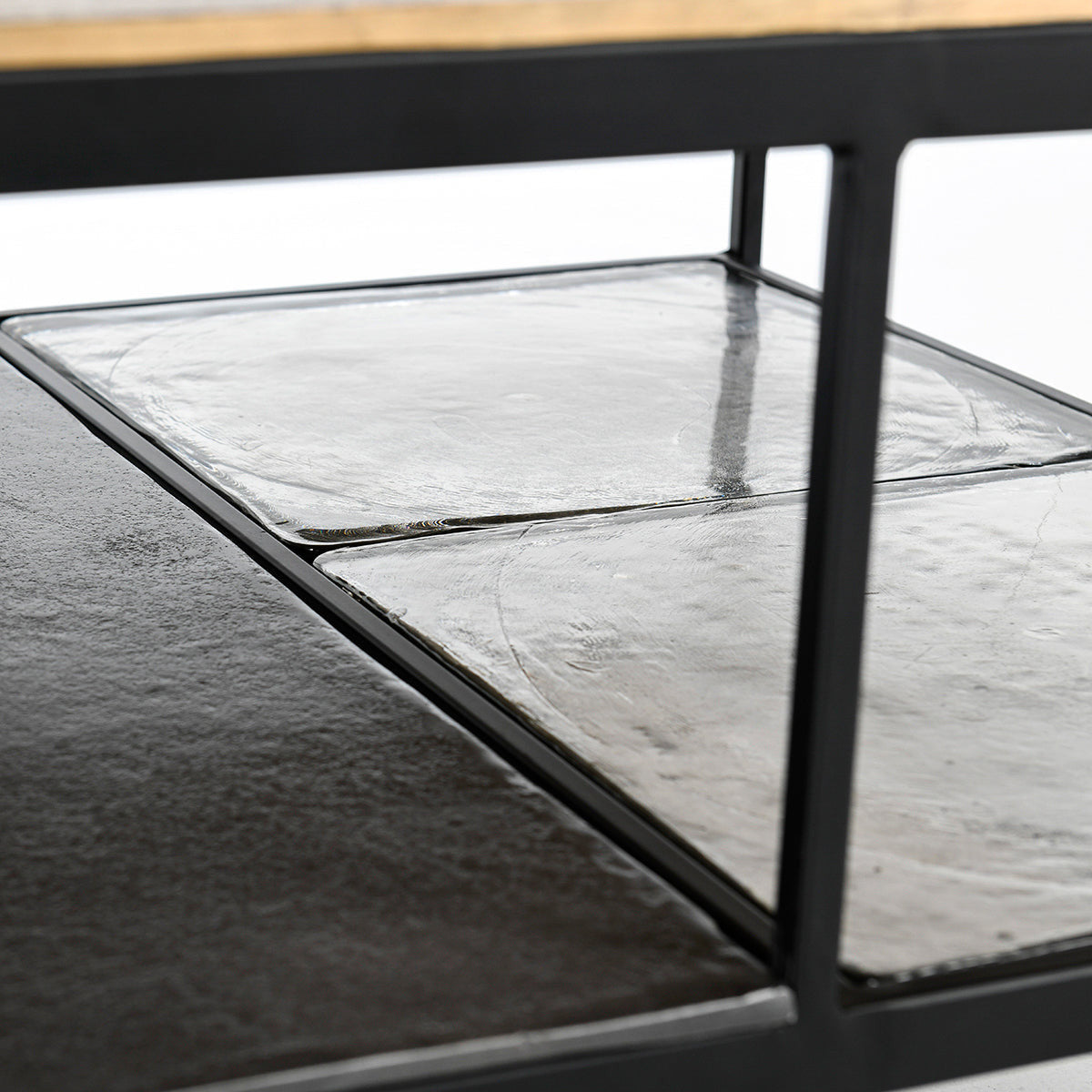 Remmy Cast Aluminum Rectangle Coffee Table