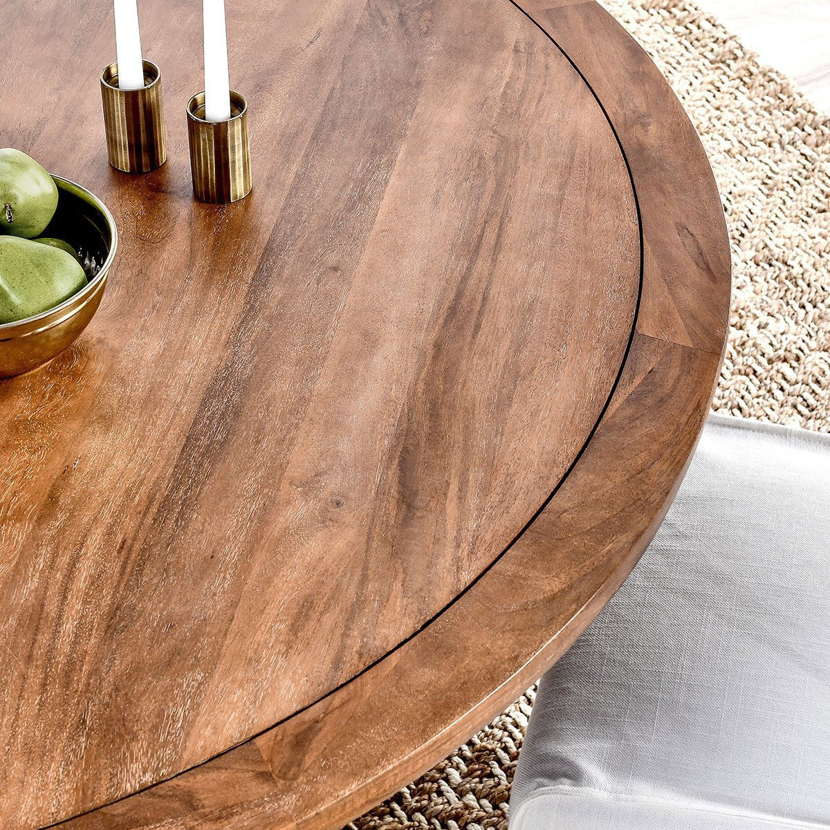Selena Dining Table - Hickory Brown