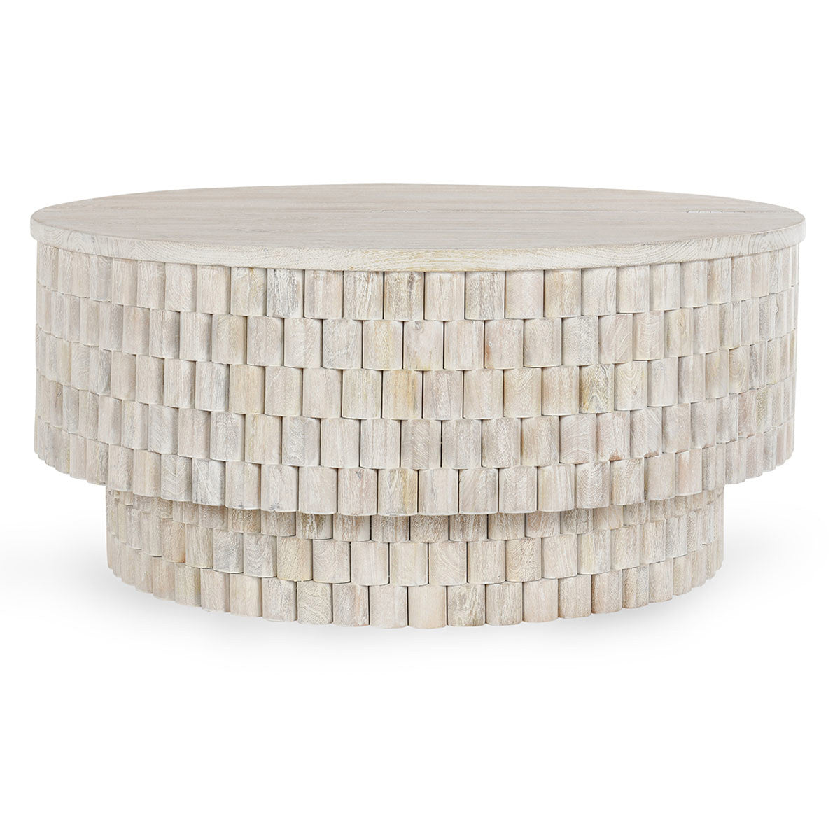 Norwood Coffee Table with Casters - Bark Brown