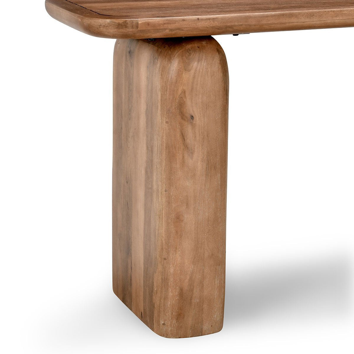 Chloe Solid Wood Rectangle Console Table