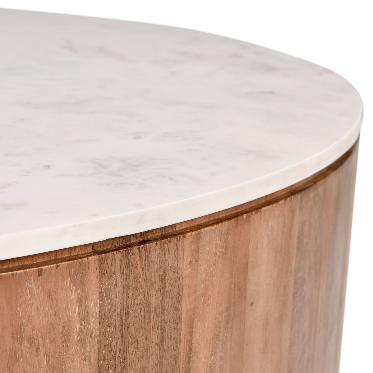 Josie Coffee Table - Hickory Brown - Umber/Marble