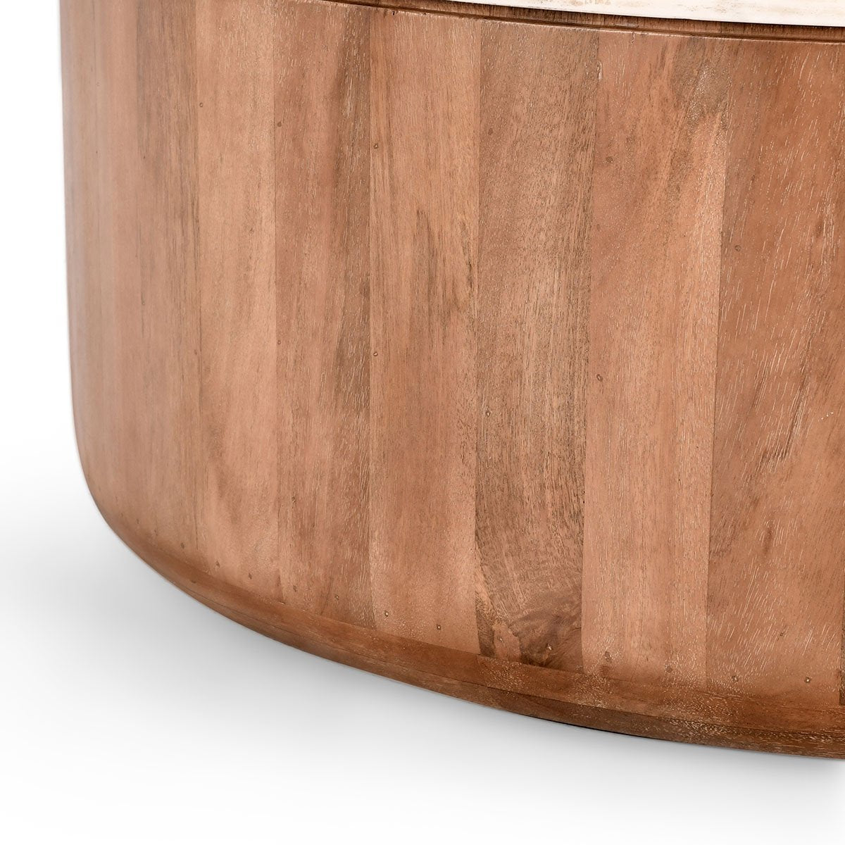 Josie Coffee Table - Hickory Brown - Umber/Marble