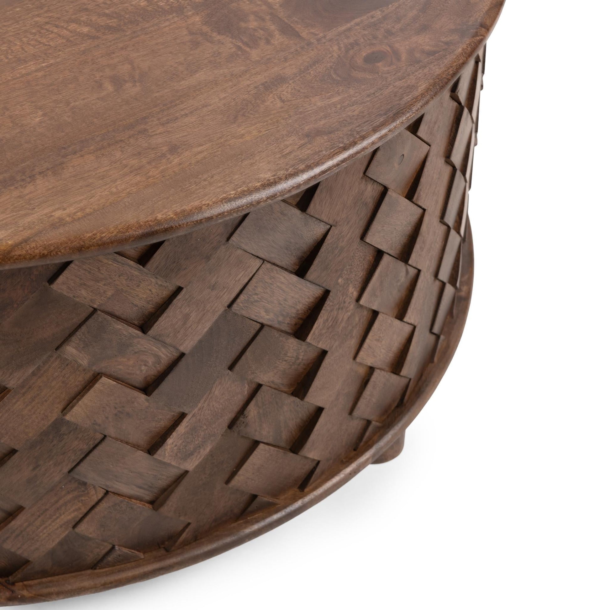 Shira Storage Coffee Table - Kona Brown - Grey