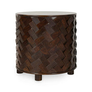 Shira Solid Wood Round End Table