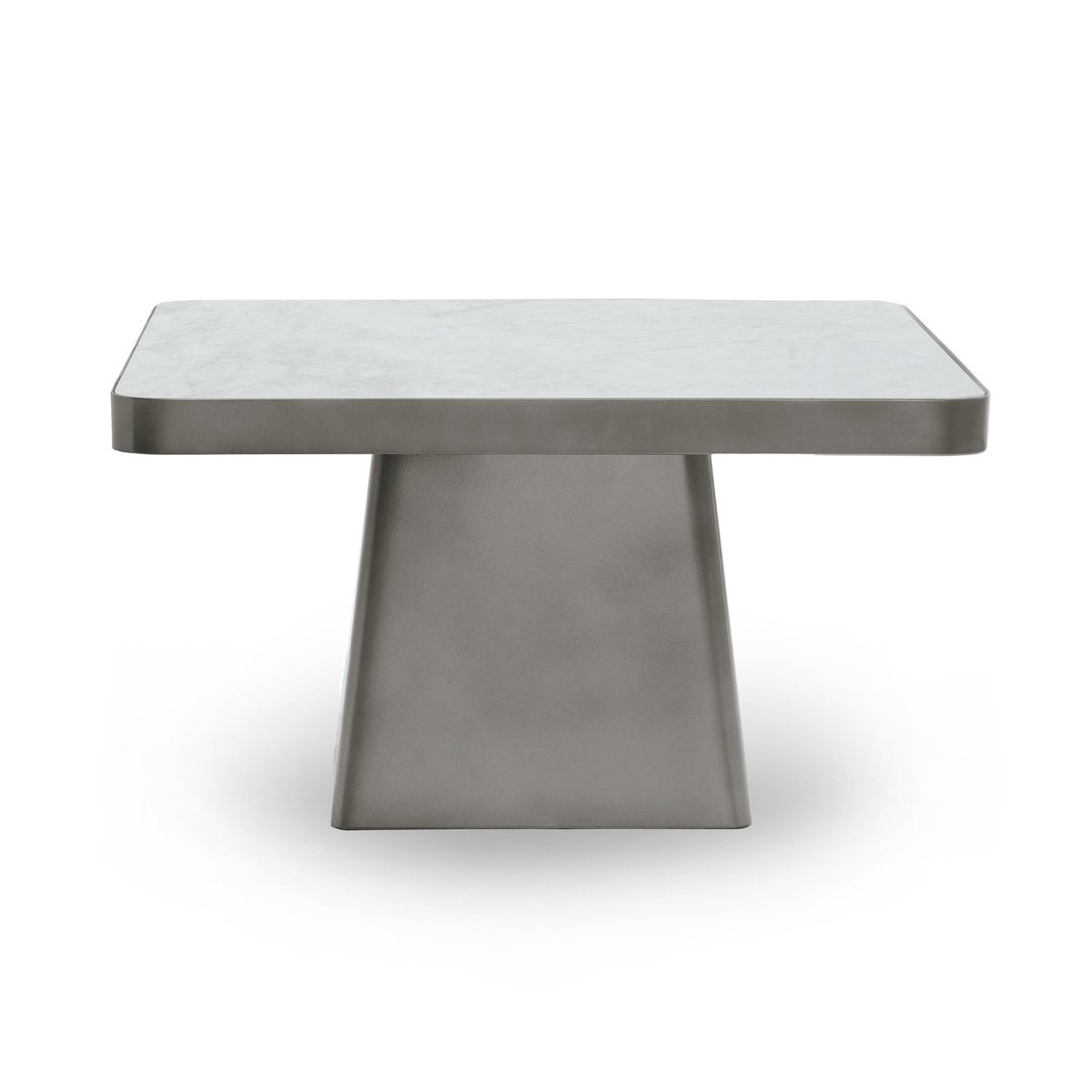 Far Coffee Table - White/Slate Gray
