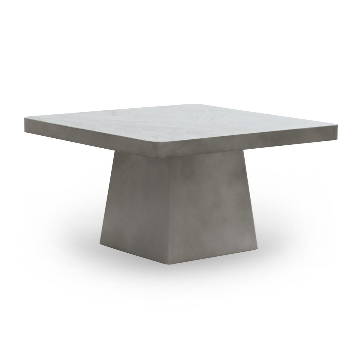 Far Marble/Metal Square Coffee Table