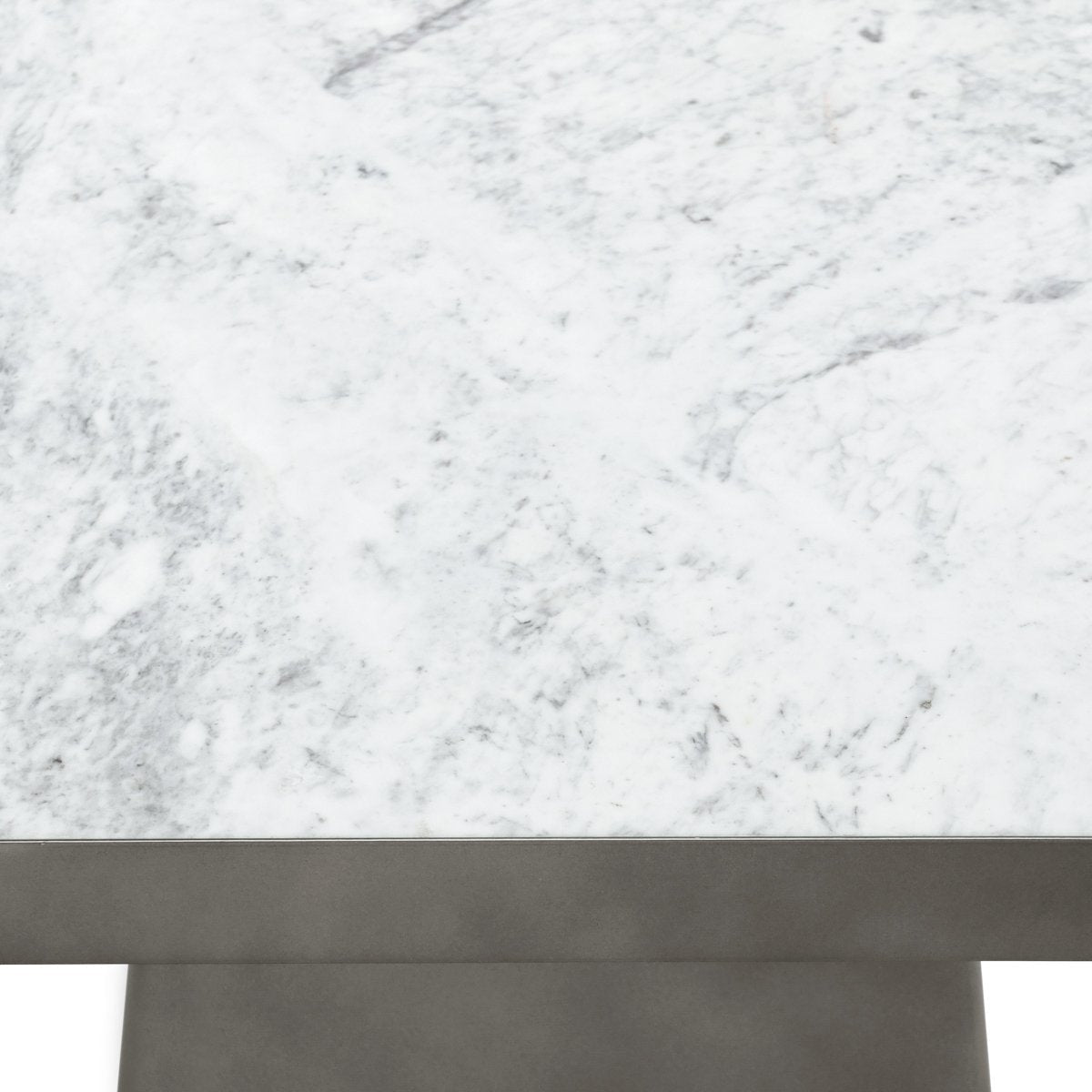 Far Coffee Table - White/Slate Gray