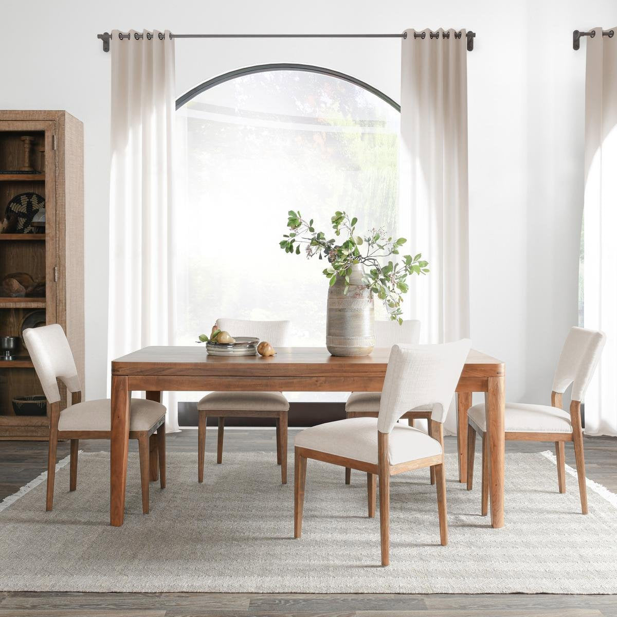 Arno Solid Wood Rectangle Dining Table