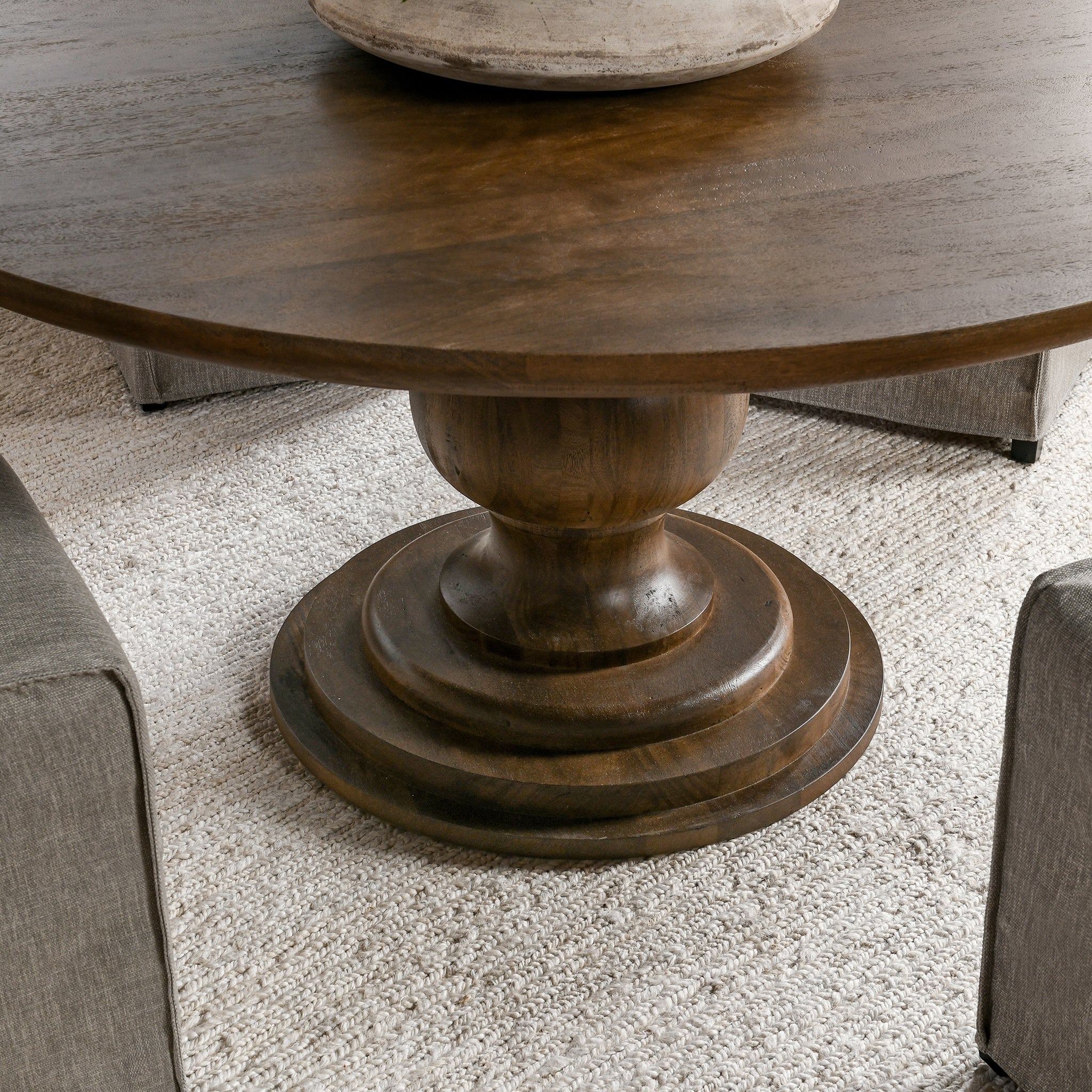 Hera Dining Table - Pecan Brown